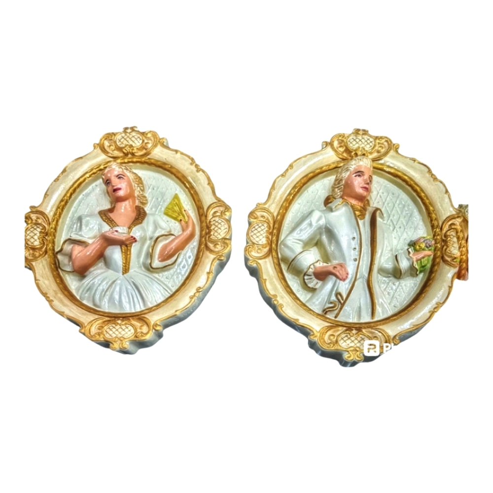 Vintage Wall Plaques by Universal Statuary Corp.